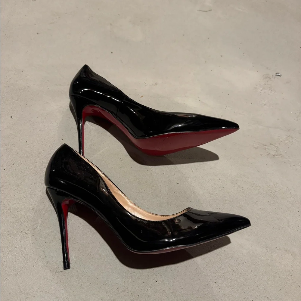 Red bottom Black Women's Heels - Picture 4 of 4